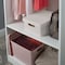 Simplify Storage Tote W/ Lid, 10-7/8 in L x 14-1/2 in W x 10-7/8 in H, Ivory, Plastic 25924-IVORY - alternate 3